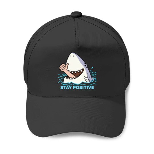 Discover Stay positive Essential Baseball Caps