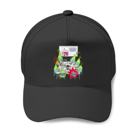 Discover Brain Cell Lab Meeting Baseball Caps