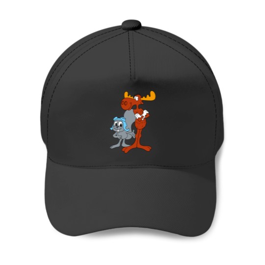 Discover Rocky and Bullwinkle Baseball Caps