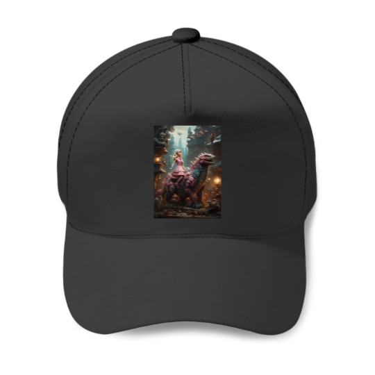 Discover Barbiee Riding Godzillaa 3194 Baseball Caps