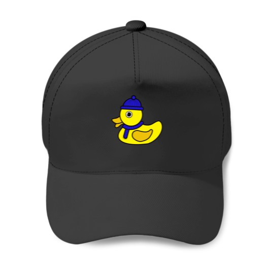 Discover Yellow Winter Duck Active Baseball Caps