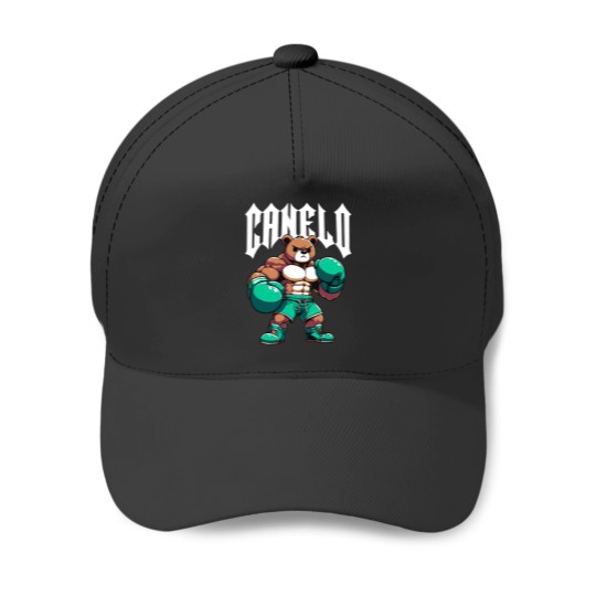 Discover Canelo Teddy Bear Baseball Caps - Saul Canelo Alvarez Boxing Bear Baseball Caps