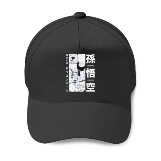 Discover Dragon Ball Zsuper Super Saiyan Goku Manga Artwork V2 1 Baseball Caps