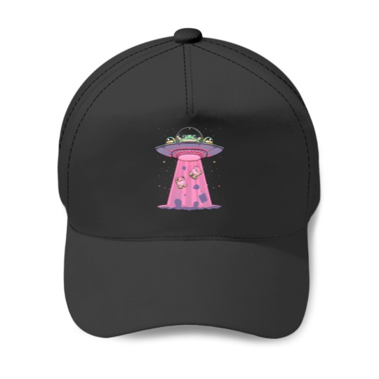 Discover Pastel Goth Kawaii Frogs Beamed By Ufo Aliens Frog Baseball Caps