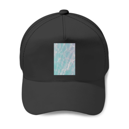 Discover Crystalline Sea - Turquoisee Light 3180 Baseball Caps