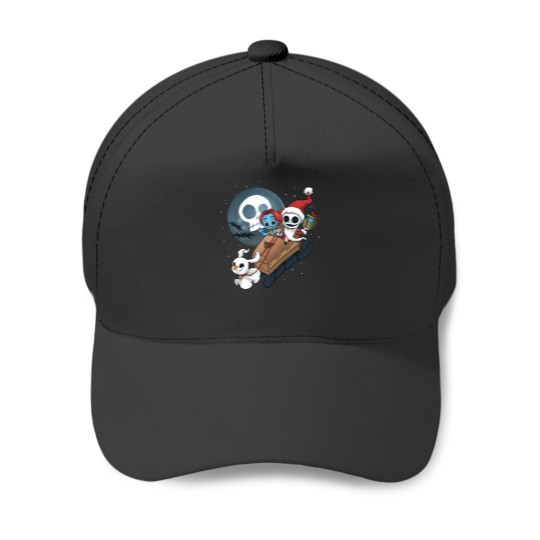 Discover Merry Nightmas Baseball Caps