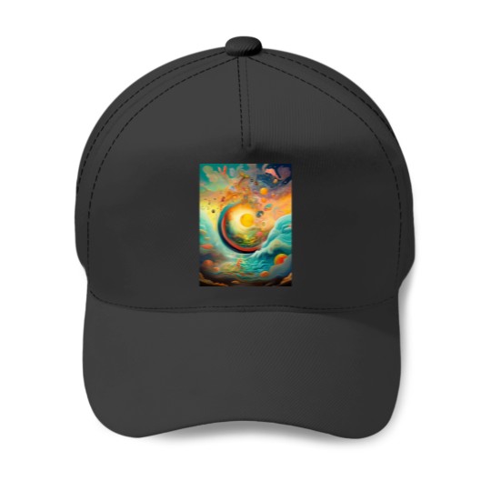 Discover A surreal landscape of dreams born of a restless imagination Baseball Caps