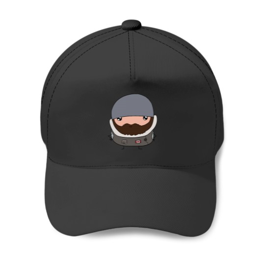 Discover Smol Buck Baseball Caps