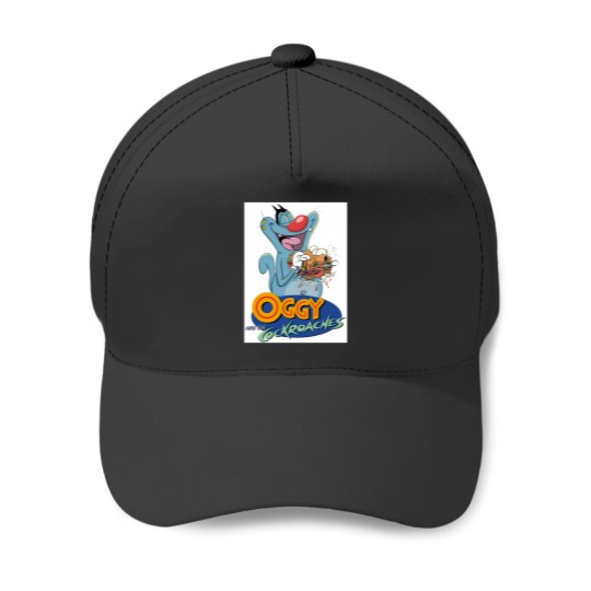 Discover Oggy and the cockroaches Baseball Caps