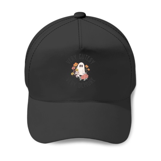 Discover Very Cutesy Very Demure Hallowee Ghostt 832 Baseball Caps