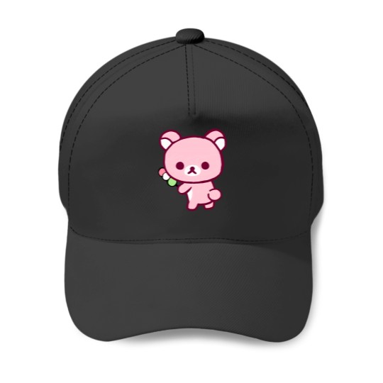 Discover Pastel Pink Korilakkuma Baseball Caps