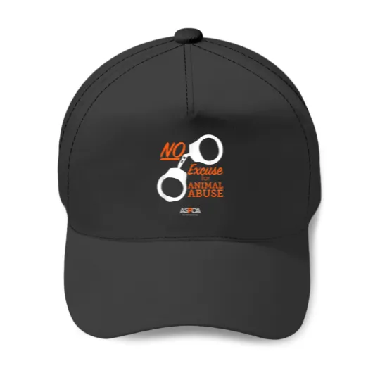 Discover ASPCA No Excuse for Animal Abuse Dark Baseball Caps