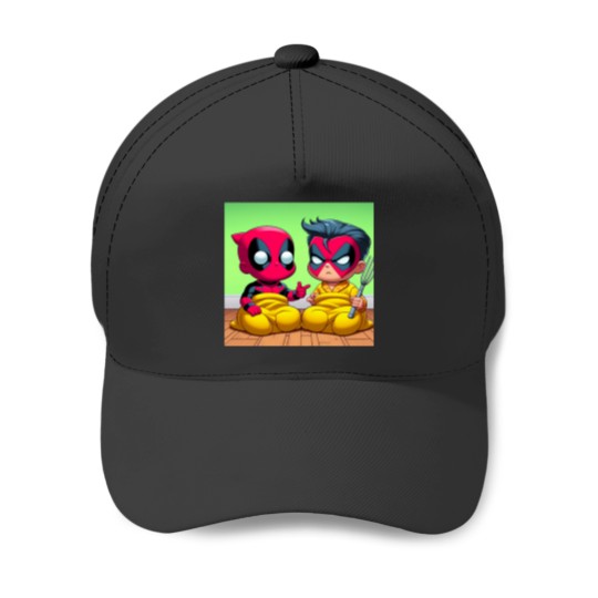 Discover Mutant Babies in Action Baseball Caps