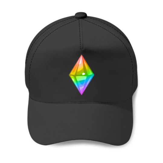 Discover rainbow plumbob Baseball Caps