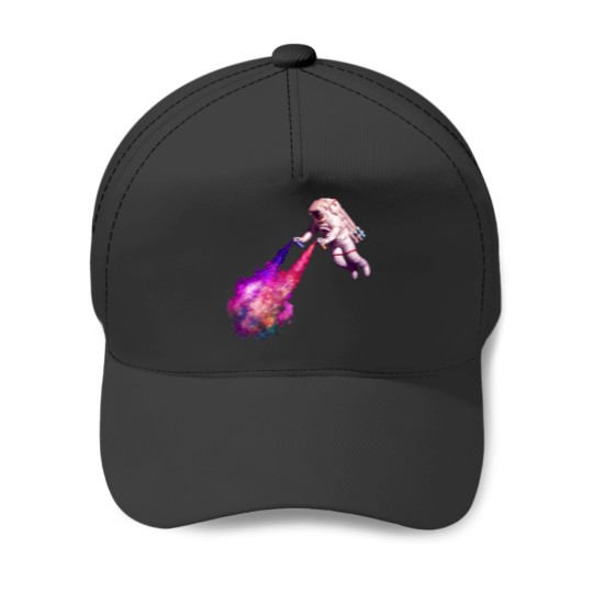 Discover Shooting Stars  The Astronaut Artist Baseball Caps