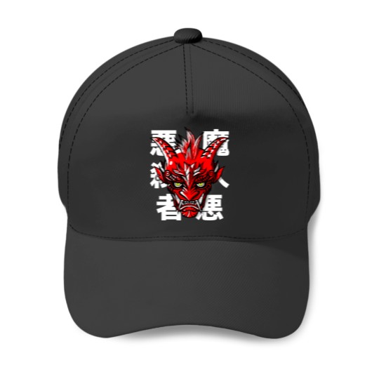 Discover Oni Mask 3 Baseball Caps