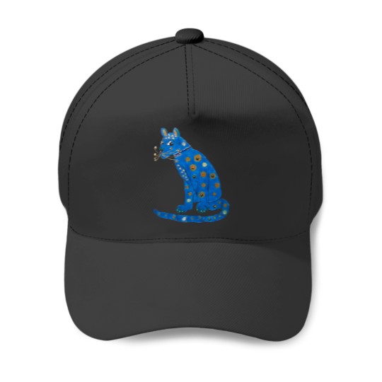 Discover Blue Cat 2 Baseball Caps