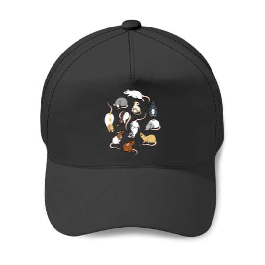 Discover Rats Classic Baseball Caps