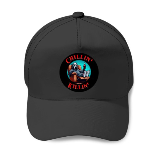Discover Chillin' Killin'  Ghostface Scream Baseball Caps