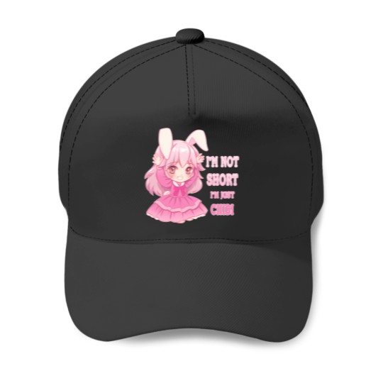 Discover Anime Funny I'M Not Short Chibi Otaku Kawaii Gift 3 Baseball Caps
