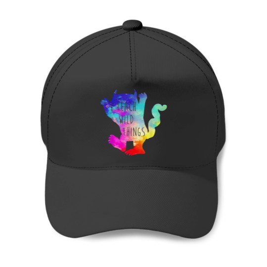 Discover I Teach Wild Things Monster T Funny Halloween Gifts Baseball Caps