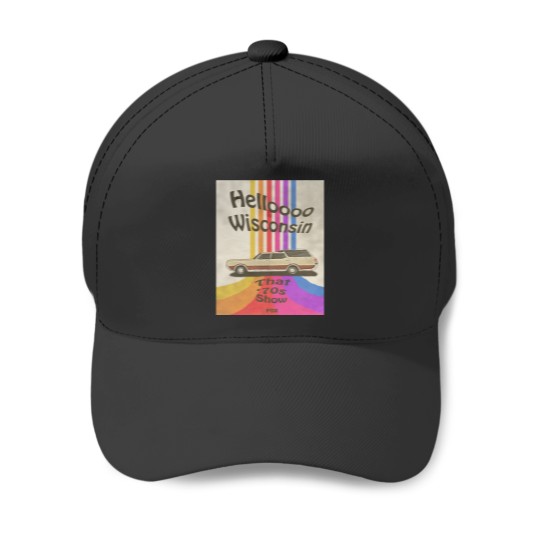 Discover Hello Wisconsin Baseball Caps