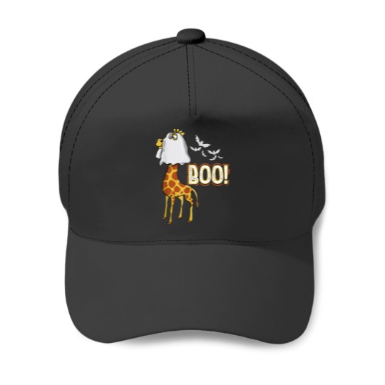 Discover Giraffe Boo Halloween Fun Costume Party Baseball Caps