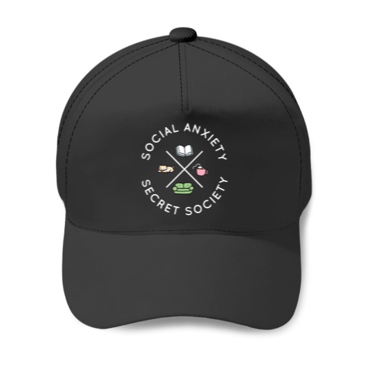 Discover Social anxietys Secret Society Baseball Caps