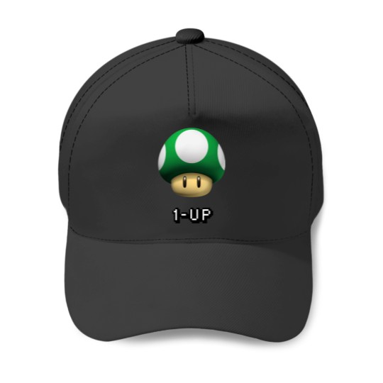 Discover 1 Up Shroom Essential Baseball Caps