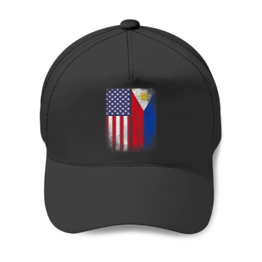Discover Filipino Roots American Grown Philippines Usa Flags America Baseball Caps