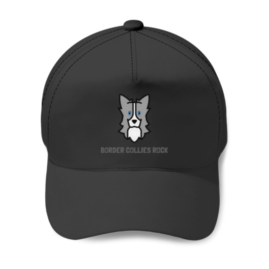 Discover Border Collies Rock Baseball Caps