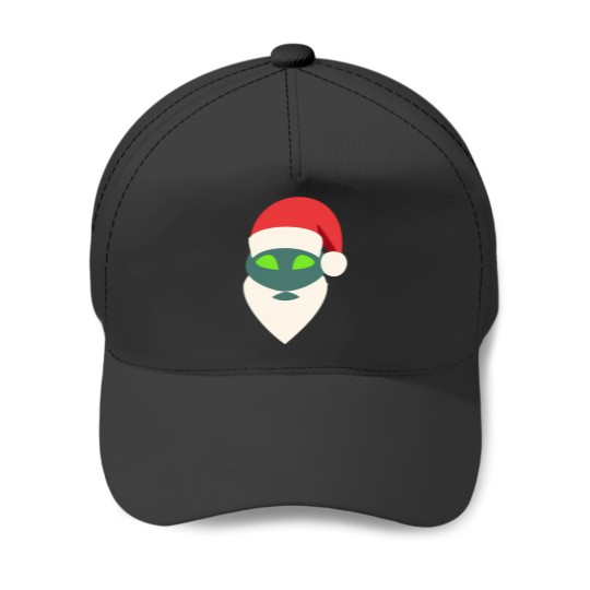 Discover Alien Head Santa Claus Baseball Caps