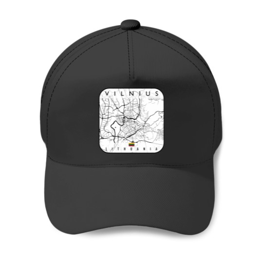 Discover VILNIUS MAP LITHUANIA (1)VILNIUS MAP LITHUANIA (1) Baseball Caps