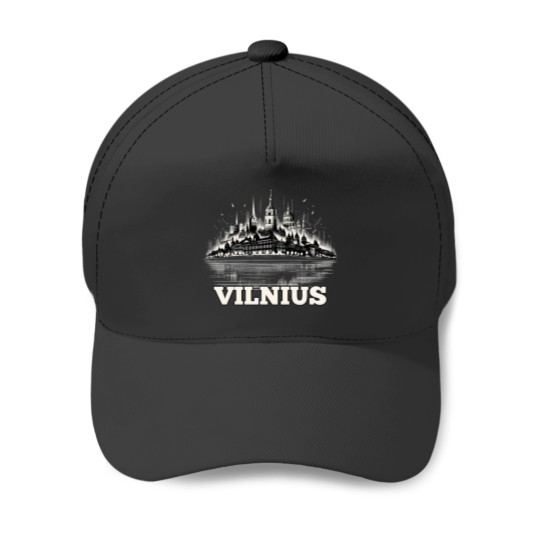 Discover Vilnius capital Lithuania Baltics gift Baseball Caps