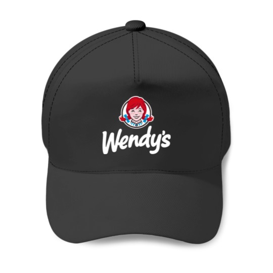 Discover Wendys Wendy_s Logo Red white Baseball Caps
