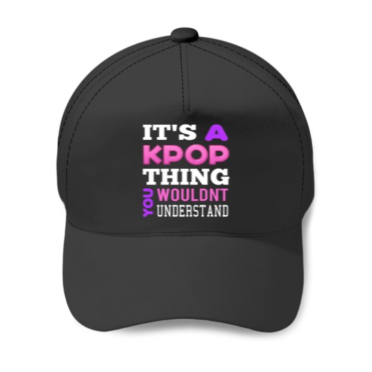 Discover A KPOP THING - BLACK Baseball Caps