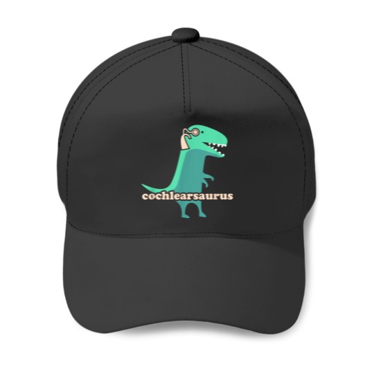 Discover Dinosaur Hearing Loss Awareness Cute Cochlear Im Baseball Caps