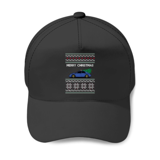 Discover WRX STI Ugly Christmas Sweatshirt Merry Christmas Subaaru Impreza JDM Gift for Car Guy Lov Baseball Caps