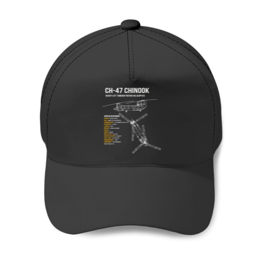 Discover CH47 Chinook Helicopter Baseball Caps