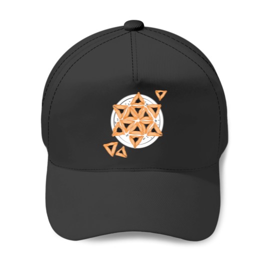 Discover Purim Hamantash Hamantaschen Jewish Star Baseball Caps