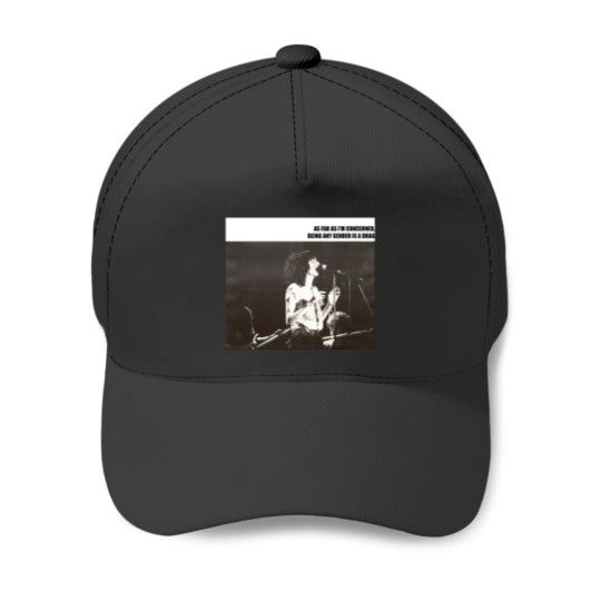 Discover Patti Smith Gender Is A Drag Baseball Caps