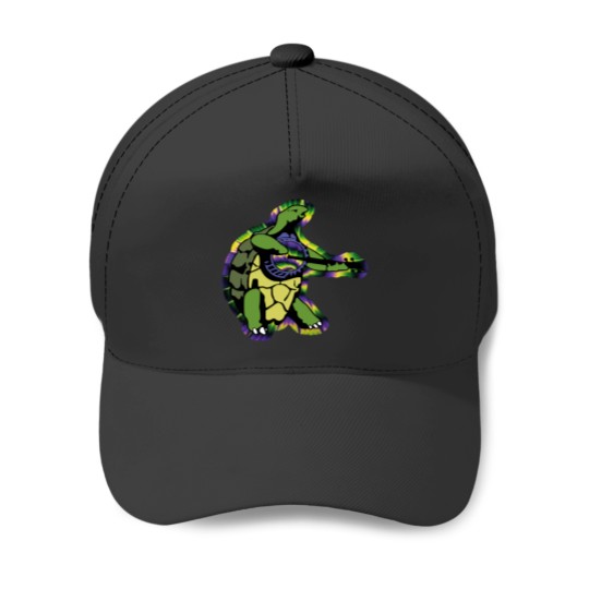 Discover Turtle playing Banjo Turtle and Guitar Stoned Turtle Playing Banjo Dead tiedye Turtle Jamming Baseball Caps