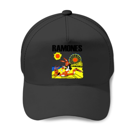 Discover Vintage 1988 Ramones Rockaway Beach Shirt, Ramones Rock Band Baseball Caps