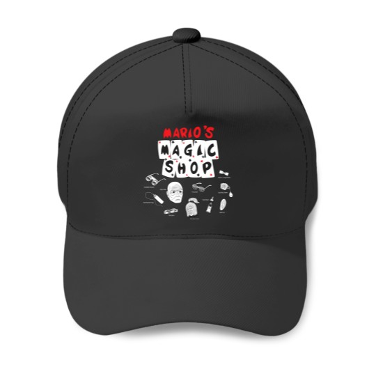 Discover Mario'S Magic Shop - Dark T-Shirt Baseball Caps