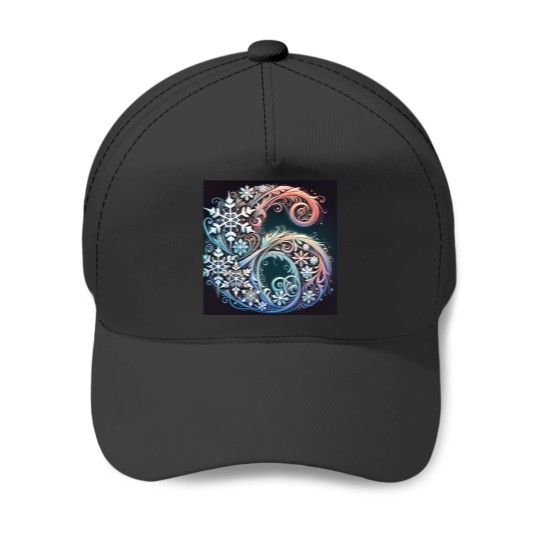 Discover 6 - Snowflake Swirl Baseball Caps