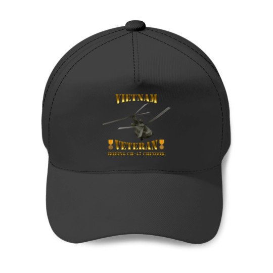 Discover Ch-47 Chinook Vietnam Veteran Baseball Caps