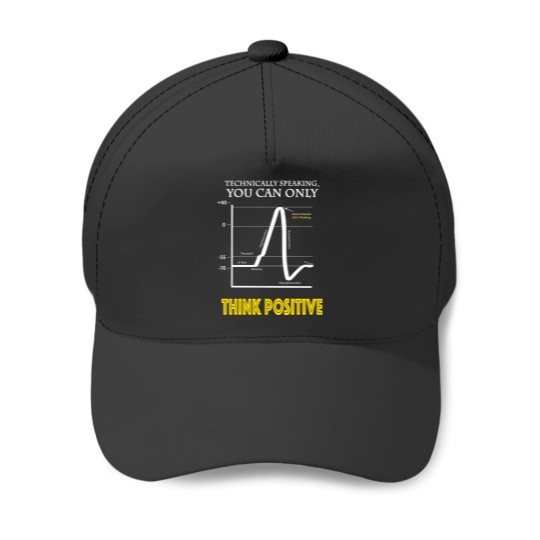 Discover Think Positive Neuroscience Baseball Caps