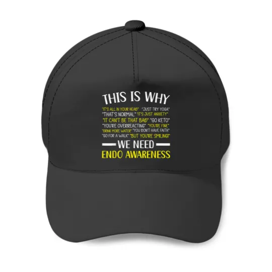 Discover Endo Warrior Endometriosis Awareness Disease Baseball Caps