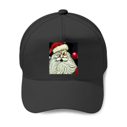 Discover Abstract Grotesque Santa Claus 9 Baseball Caps