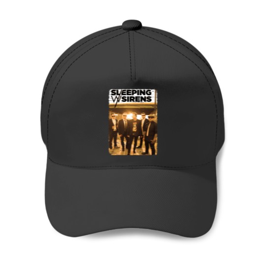 Discover Sleeping With Sirensss Crack Vintage Baseball Caps